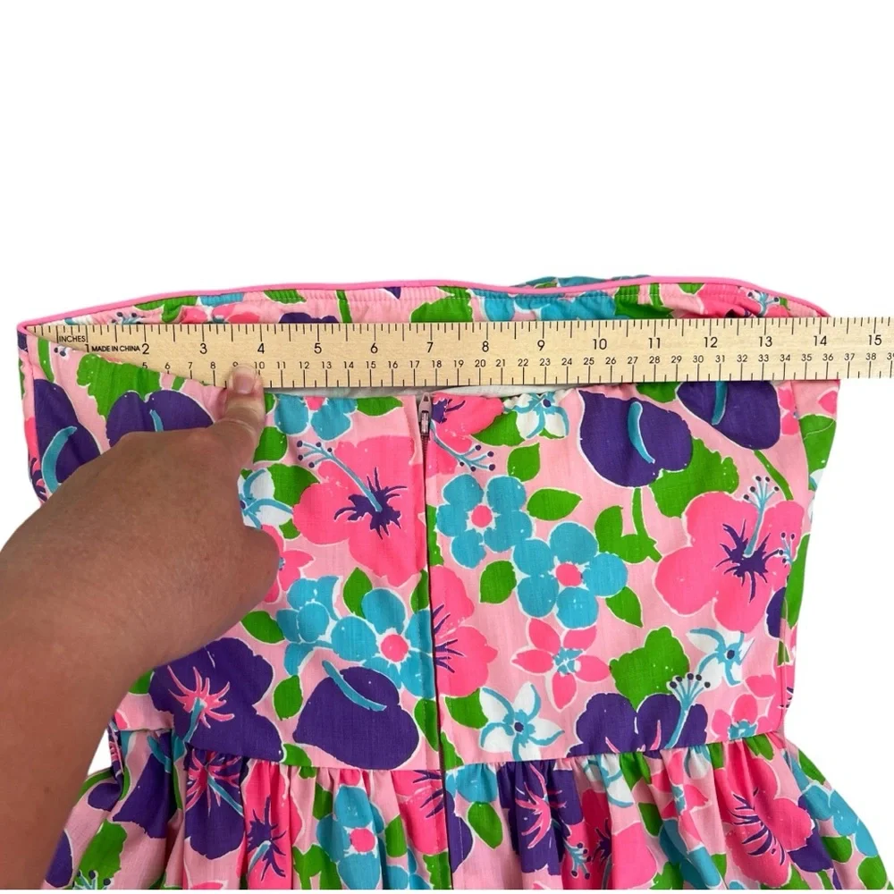 ‼️SOLD‼️Vintage 70’s Strapless Lilly Pulitzer Dress - Picture 9 of 12